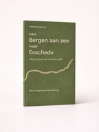Wandelpaspoort voor de route van Bergen aan Zee naar Enschede (Trekvogelpad) met stempels onderweg