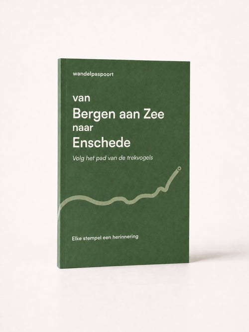 Wandelpaspoort voor het Trekvogelpad: van Bergen aan Zee naar Enschede met vaste stempelpunten onderweg