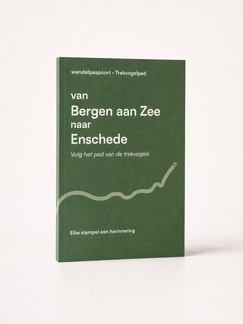 Wandelpaspoort voor het Trekvogelpad: van Bergen aan Zee naar Enschede met vaste stempelpunten onderweg